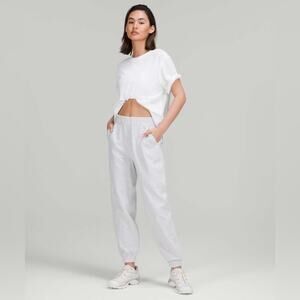 Lululemon All Yours Cotton T-Shirt in White Size 10.